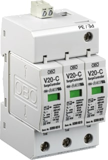 OBO - V20 280 Netoverspanningsbeveiliging Surge Ctrl V 20-C/4+Fs