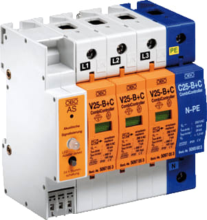 OBO - V25 280 Netoverspanningsbeveiliging Combi Ctrl V25Npe3As