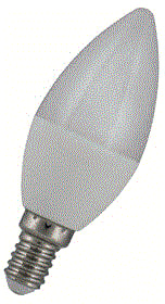 Bailey - Ecobasic LED-lamp Led C37 E14 240V 6W 2700K