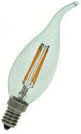 Bailey - LED-lamp led c35 e14 240v 4w 4200k