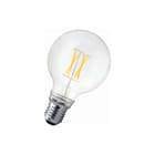 GE - LED-lamp bail g80 fil 6.5w/827 e27 clr