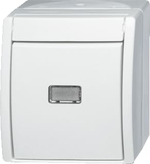 ABB Busch-Jaeger - Ocean Drukcontact Impdrkcont 2621W-54-206