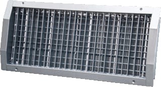 Barcol-Air - Toevoer/retour GRD Lamellenrooster Buisrooster Grdv625X75Mm