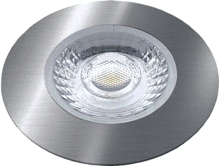 Interlight - Cabiled Downlight/spot/schijnwerper Uitbr 4W 27K Chr
