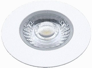 Interlight - Cabiled Downlight/spot/schijnwerper Uitbr. 4W 27K Wi