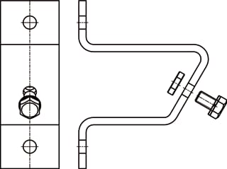 Cooper Crouse-Hinds - Ceag Mech. toebeh. verlichtingsarmatuur Wand/Plafbeug 30Gr. Se2