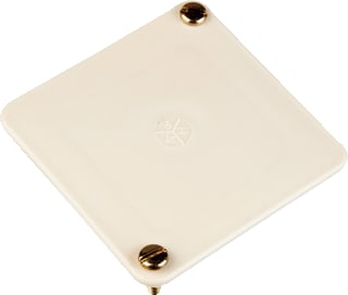 ABB - Hafobox DTR Deksel voor inbouwdoos wand/plafond Deksel Trac.Vierk Centr.Ds