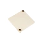 ABB - Hafobox DTR Deksel voor inbouwdoos wand/plafond Deksel Trac.Vierk Centr.Ds