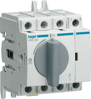 Hager - HAB Lastscheider 4P 40A Hab404