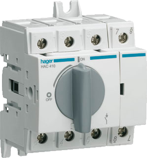 Hager - HAC Lastscheider 4P100A Hac410