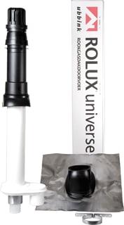 Ubbink - Rolux Universe Rookgasdakdoorvoer rlx univ st.hr+sch+loodpan