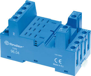 Finder - 96 Relaisvoet Relvoet (56+Mod)Bl 14Pins