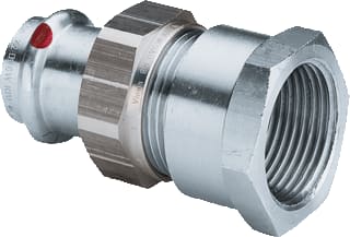 Viega - Prestabo 1162 Fitting met 2 aansluitingen Presta 3Dlg Kopp 15X 1/2 Bi