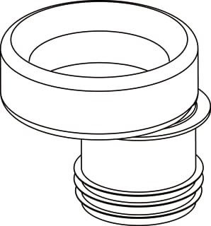 Wisa - 8B W Closetaansluitstuk Closetafvoersok Nr 8B Wit