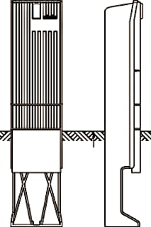 Geyer - SL Installatiekast leeg polyesterkast sl142p +mp