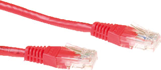 ACT - Cat6 rood Patchkabel twisted pair Patchk Utp 6 Ro 1,0M