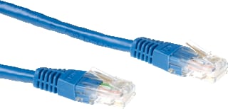 ACT - Cat6 blauw Patchkabel twisted pair Patchk Utp 6 Bl 3,0M