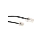 Intronics - Patchkabel telecommunicatie Telkab Rj11-Rj45 Zw 1M