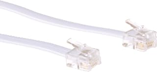 Intronics - Patchkabel telecommunicatie Telkab Rj12-Rj12 Wit 2M