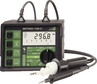 Gossen Metrawatt - Metriso 1000D Isolatieweerstandsmeter isolwmtr metriso 1000d+kws