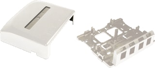 COMMSCOPE NETCONNECT - Office box Inzetplaat schakelmateriaal Opbds 4V Ivoor
