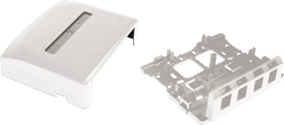 COMMSCOPE NETCONNECT - Office box Inzetplaat schakelmateriaal Opbouwdoos 4V Wit