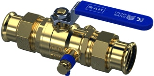 Raminex - Kogelafsluiter Kk 35X35Mm Mapr Dn32 Aftap