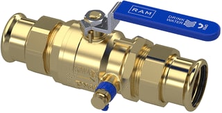 Raminex - Kogelafsluiter Kogelafsl 283034