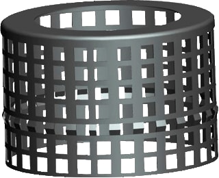 Ubbink - Luchttoevoeraansluitstuk Luchtinlaatkorf 100/150