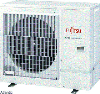 Atlantic-Fujitsu - Airco - single split condens. lucht fuji 872108 krta buiu 9.5kw
