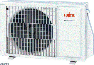Atlantic-Fujitsu - Airco - single split condens. lucht Fuji 872122 Kvc Buiu 3.5Kw