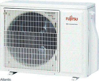 Atlantic-Fujitsu - Airco - single split condens. lucht Fuji 872123 Kvc Buiu 4.2Kw