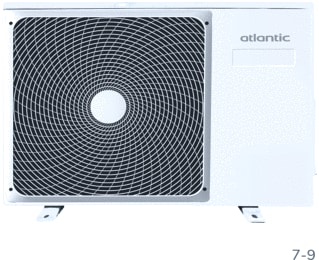 Atlantic - Airco - single split condens. lucht 872180 dojo buiu 2,5kw
