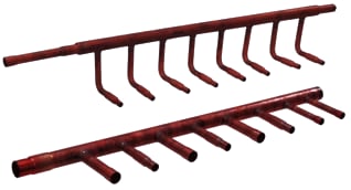 Atlantic-Fujitsu - Onderdelen voor airconditioning utr-h1808l header 2pyp 8