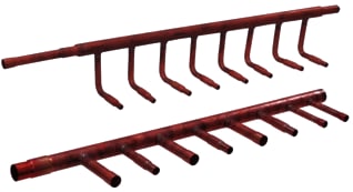 Atlantic-Fujitsu - Onderdelen voor airconditioning utr-h0908l header 2pyp 8