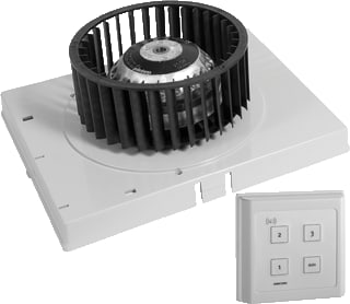 Orcon - Toebeh./onderdelen voor ventilator orcon m/plaat+zender mp8/14rh