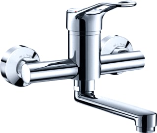 Delabie - Securitherm Securitouch Wastafelmengkraan (opbouw) Muurmk Securit Ep