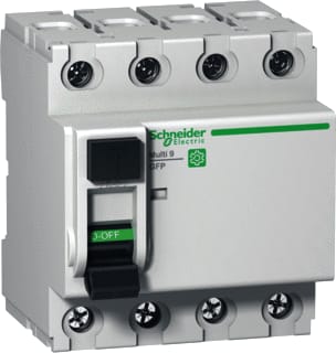 Schneider Electric - Aardlekschakelaar 4p 25a 260ma a-si 480y/277v
