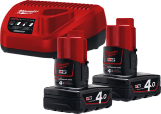 Milwaukee - M12 Accupack elektrisch gereedschap Accupckg Nrg 402 Pack