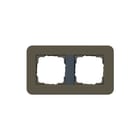 Gira - E3 Afdekraam schakelmateriaal Afdkrm 2V Umbra-Antr