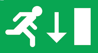 Eaton Blessing - Atlantic LED Industrie Pictogram noodverlichting pictogr atlantic led s c