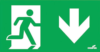 Eaton Blessing - Atlantic LED D ISO Pictogram noodverlichting pictog atlantic led disoc