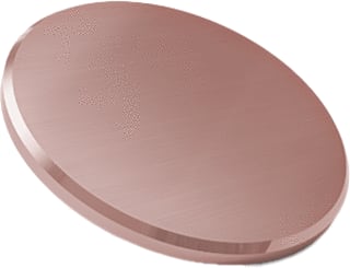 Quooker - Toebeh./onderdelen sanitaire kranen afdekplaat rosé koper