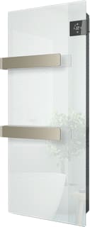DRL - E-COMFORT Silk Radiator (elektrisch) Ecmf 900X400 Wit Glas