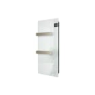 DRL - E-COMFORT Silk Radiator (elektrisch) Ecmf 900X400 Wit Glas