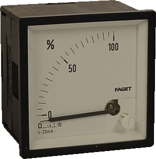 ELEQ - Amperemeter paneelbouw div72 0-20ma z schaal