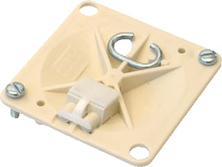 ABB - Hafobox C Deksel voor inbouwdoos wand/plafond Cends Deks Vierk + Kroonst