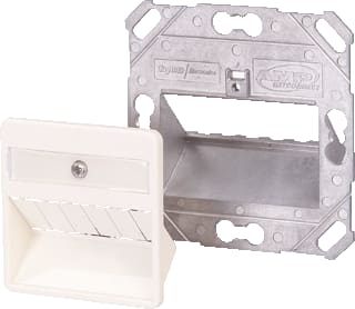 COMMSCOPE NETCONNECT - SL Inzetplaat schakelmateriaal Outlet 3P Wit 1711485-2