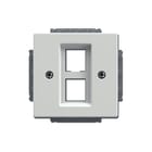 ABB Busch-Jaeger - Future Inzetplaat schakelmateriaal Cpl 2X Mj 216000-2 Mwit
