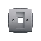 ABB Busch-Jaeger - Pure Stainless Steel Inzetplaat schakelmateriaal Cpl 1X Mj 216000-2 Rvs